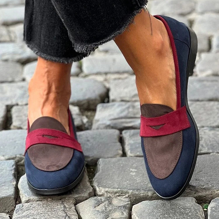 Sylvie - Elegant Bicolor Mokassin