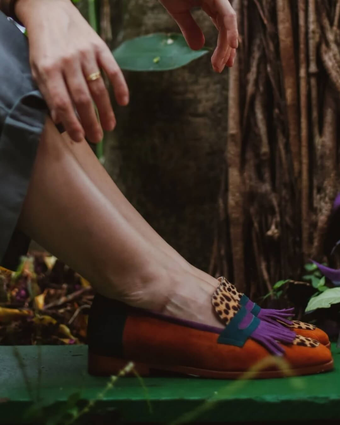 Elowen - Vibrant Safari Mokkasiner
