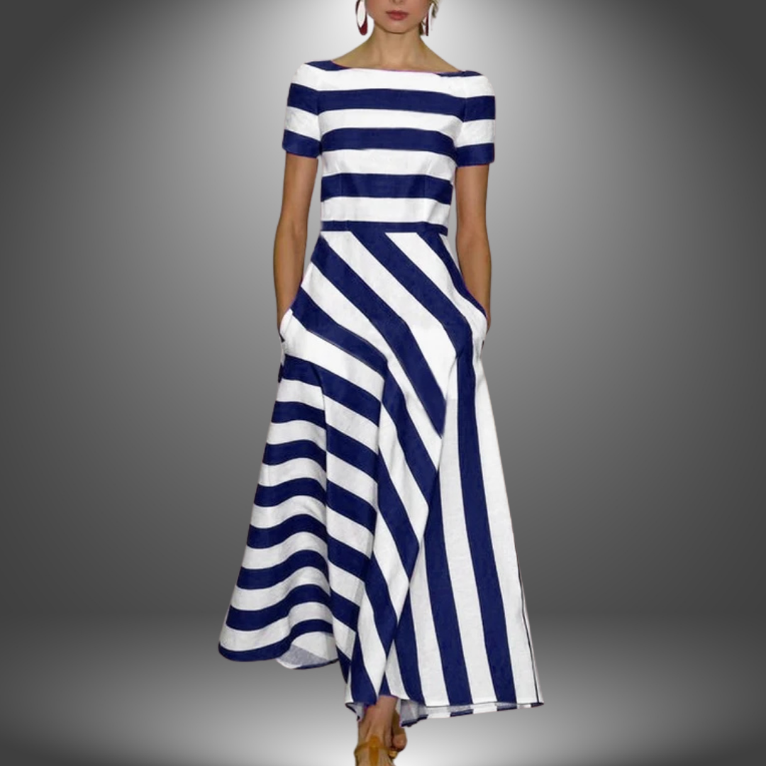 Kelsey | Elegant A-Line Maxi Kjole til Alle Anledninger