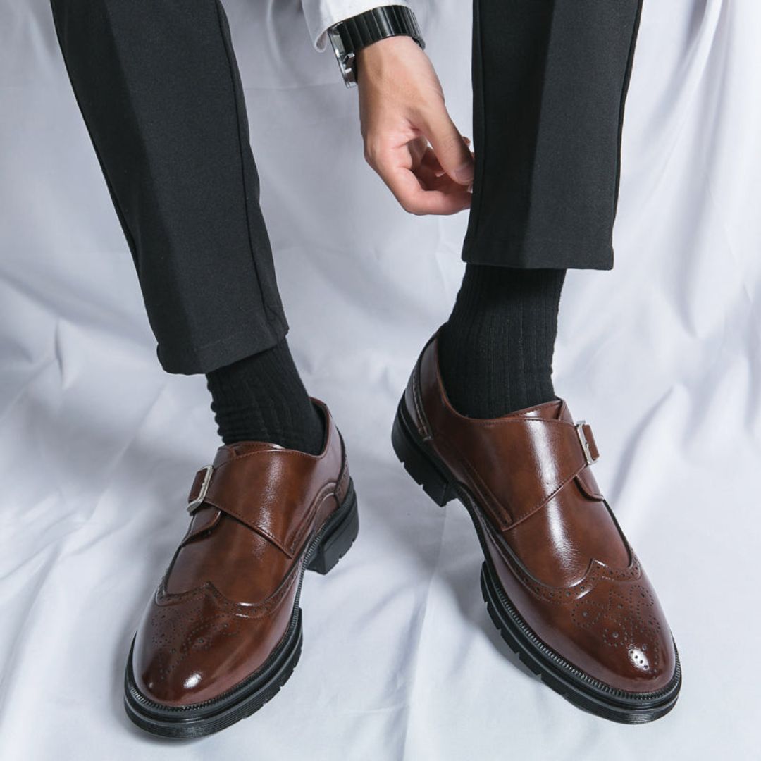 Joseph | Herre Monk Strap Wingtip Dress Sko
