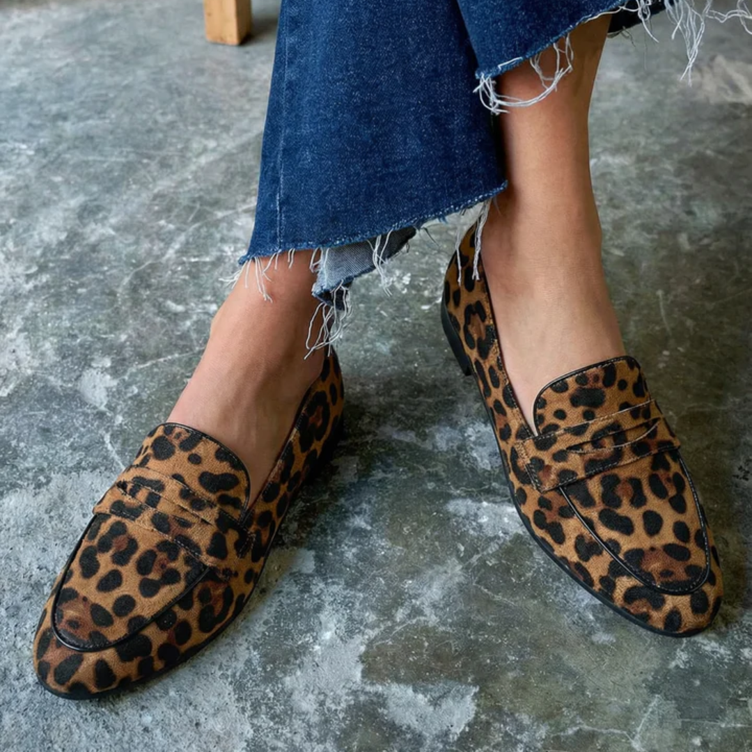 Azariah - Leopard Sandaler