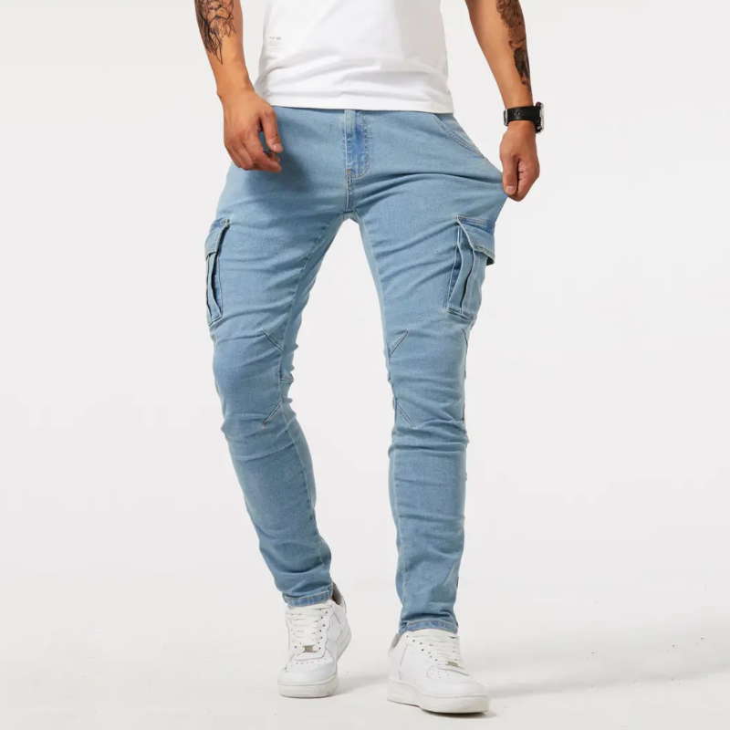 Riley | Herre Skinny Fit Cargo Bukser