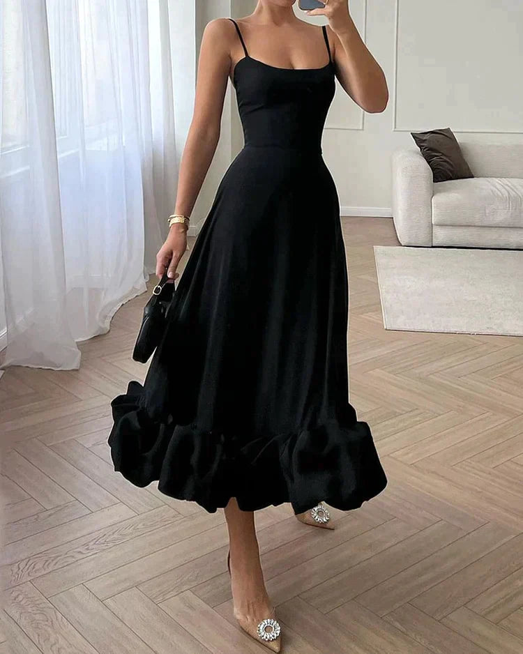 Ruby | Elegant Midi Kjole til Stilfulde Kvinder