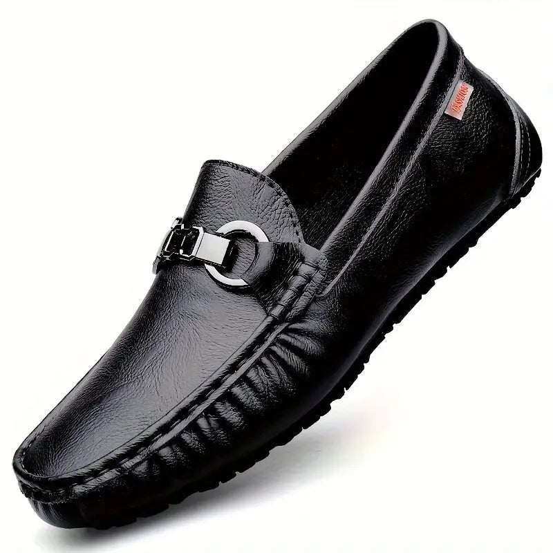 Marco | Komfortable Faux Læder Loafers til Hele Dagen