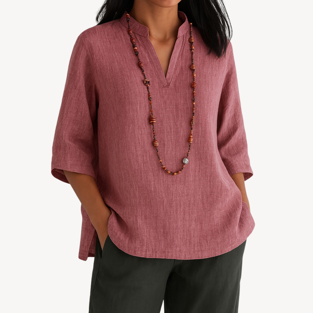 Linda | Elegant Tunika Top til Kvinder