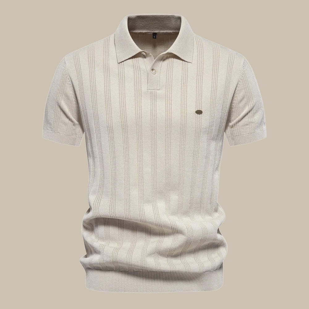 Blake | Stilfuld Merino Uld Polo Shirt til Mænd