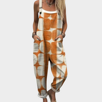 Ragnhild – Orange cirkel smækbukser