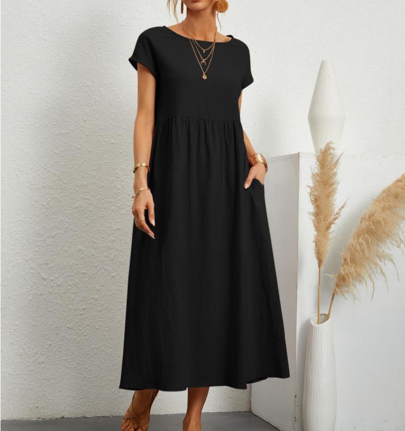 Sylvia | Elegant Afslappet Midi Kjole