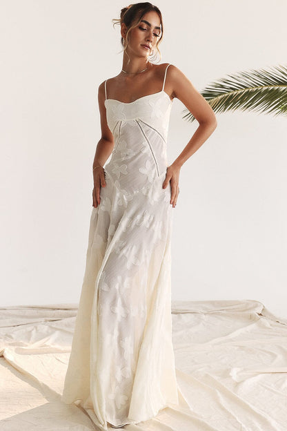 Rochelle | Kvinders Elegante Flowy Maxi Kjole til Enhver Anledning
