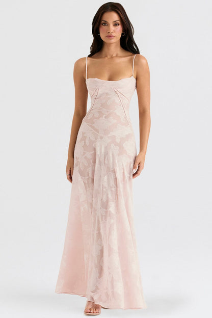 Rochelle | Kvinders Elegante Flowy Maxi Kjole til Enhver Anledning