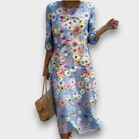 Melissa | Elegant og komfortabel midi kjole
