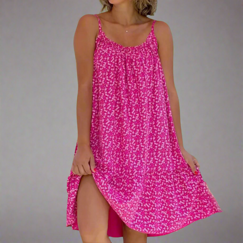 Jolene | Blomster Camisole Kjole til Sommer