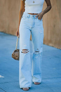 Stacy | Kvinders Slidte Bred Ben Jeans