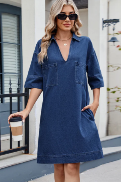 Jade | Casual Denim Kjole