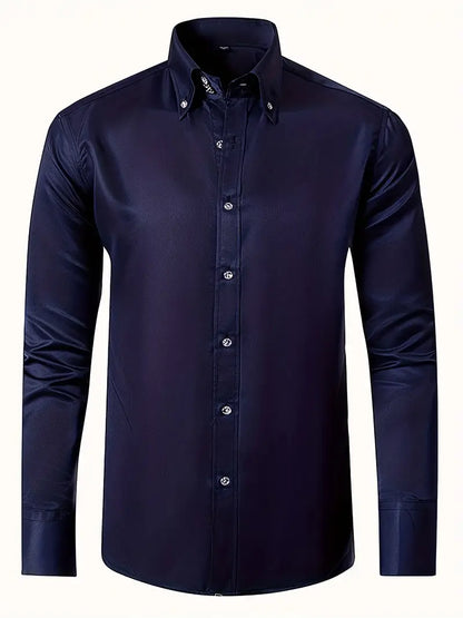 Charles | Elegant Formelt Skjorte med Knapper