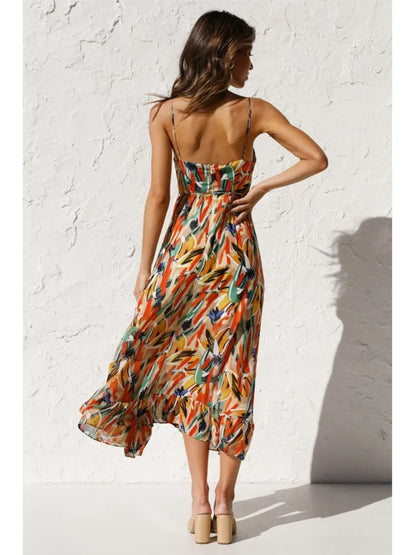 Emma | Stilfuld Elegant Midi Kjole