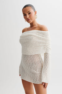 Lucy | Kvinders Off-Shoulder Mini Kjole