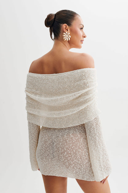 Lucy | Kvinders Off-Shoulder Mini Kjole