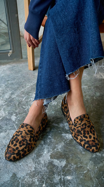Azariah - Leopard Sandaler
