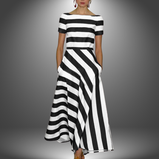 Kelsey | Elegant A-Line Maxi Kjole til Alle Anledninger