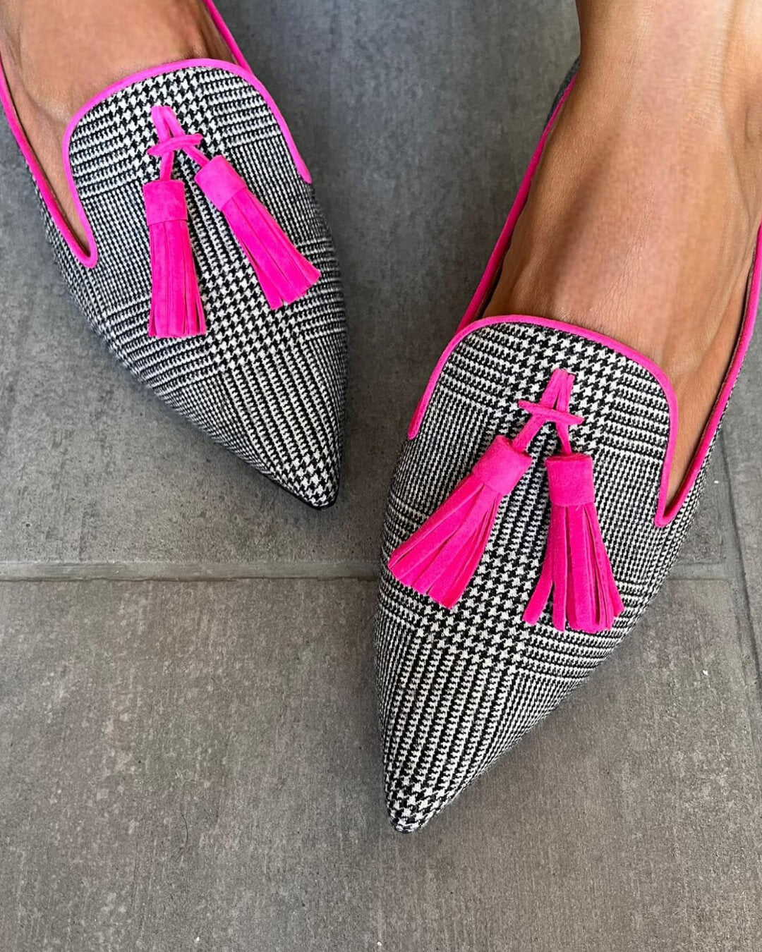 Betty - Chic Mokkasiner med Spids