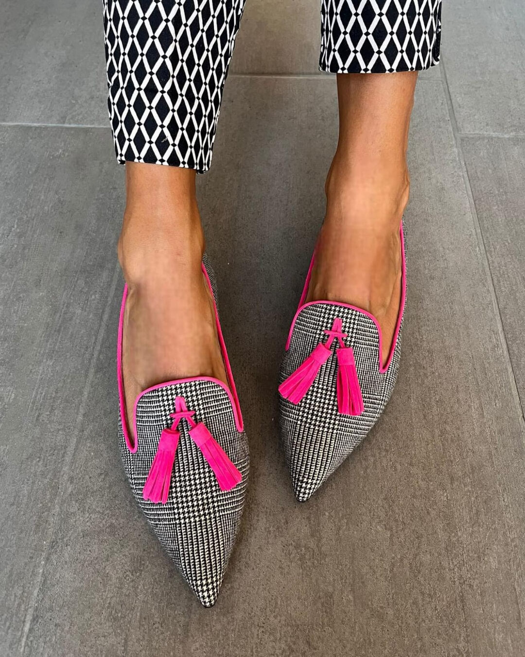 Betty - Chic Mokkasiner med Spids