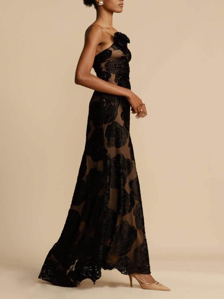 Heather | Floral Maxi Kjole til Elegante Sommerbegivenheder