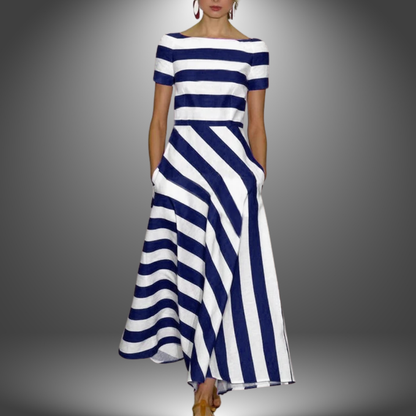 Kelsey | Elegant A-Line Maxi Kjole til Alle Anledninger