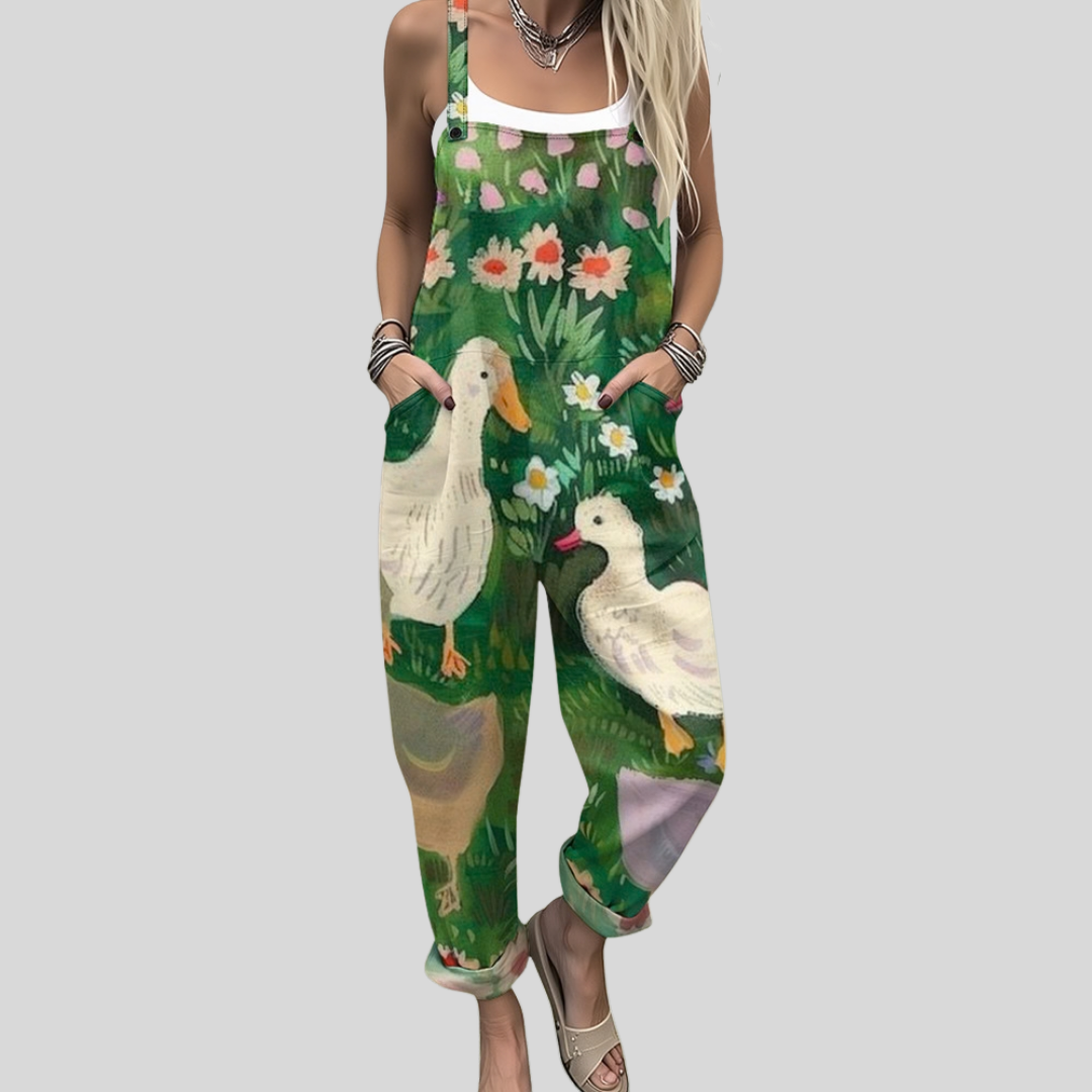 Kirsten – And blomst smækbukser