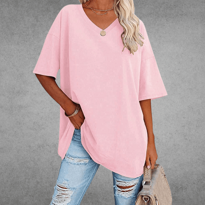 Nikita | Stilfuld Oversized V-Hals Skjorte