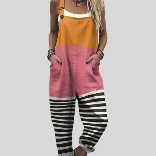 Bente – Orange pink smækbukser