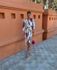 Beverly | Elegant Sommer Bluse Skørt Sæt