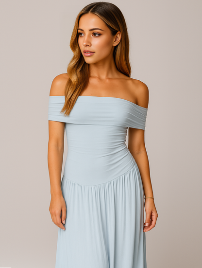 Susan | Tidless Elegant Off-Shoulder Maxi Kjole