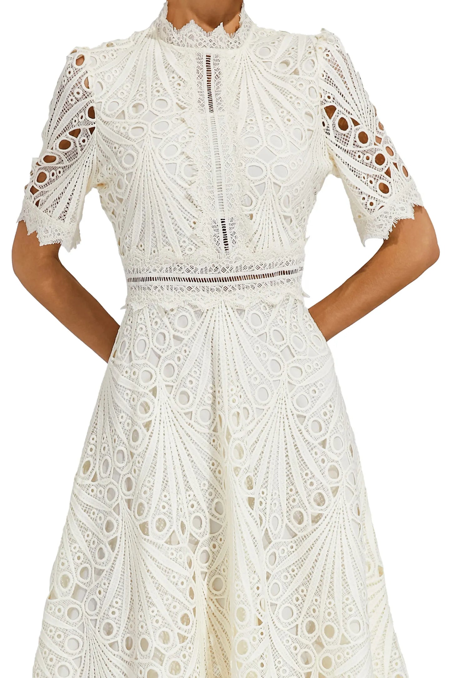 Lexi | Elegant Blonde Midi Kjole til Kvinder