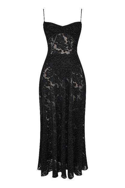 Rochelle | Kvinders Elegante Flowy Maxi Kjole til Enhver Anledning