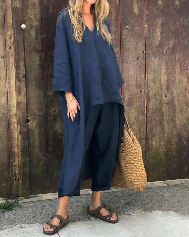 Megan | Chic og Komfortabel To-Delt Sæt