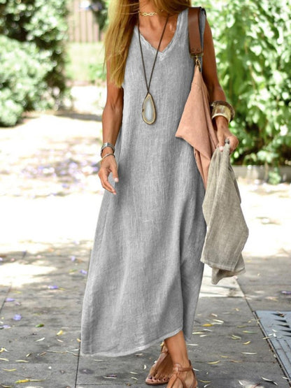 Alison | Elegant Maxi Kjole til Varme Dage