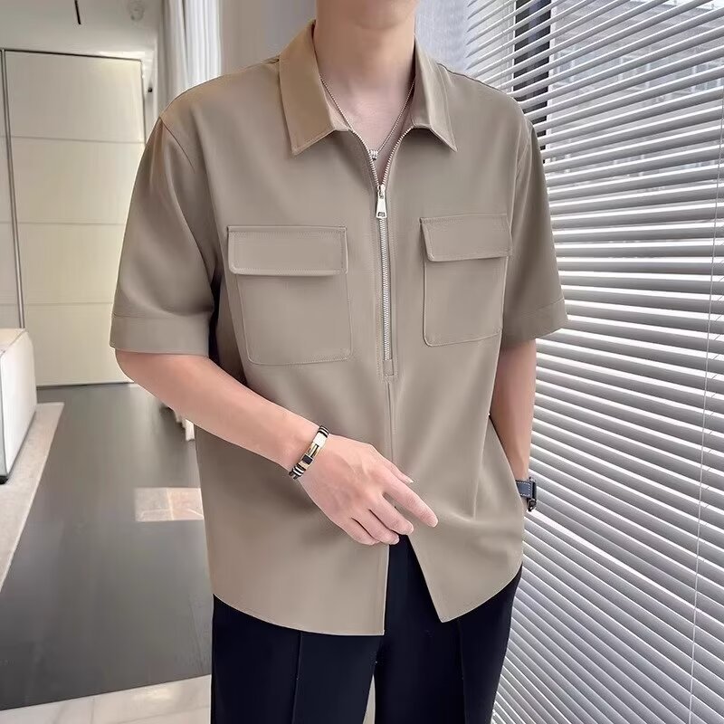 Ike | Herre Zip-Up Casual Skjorte