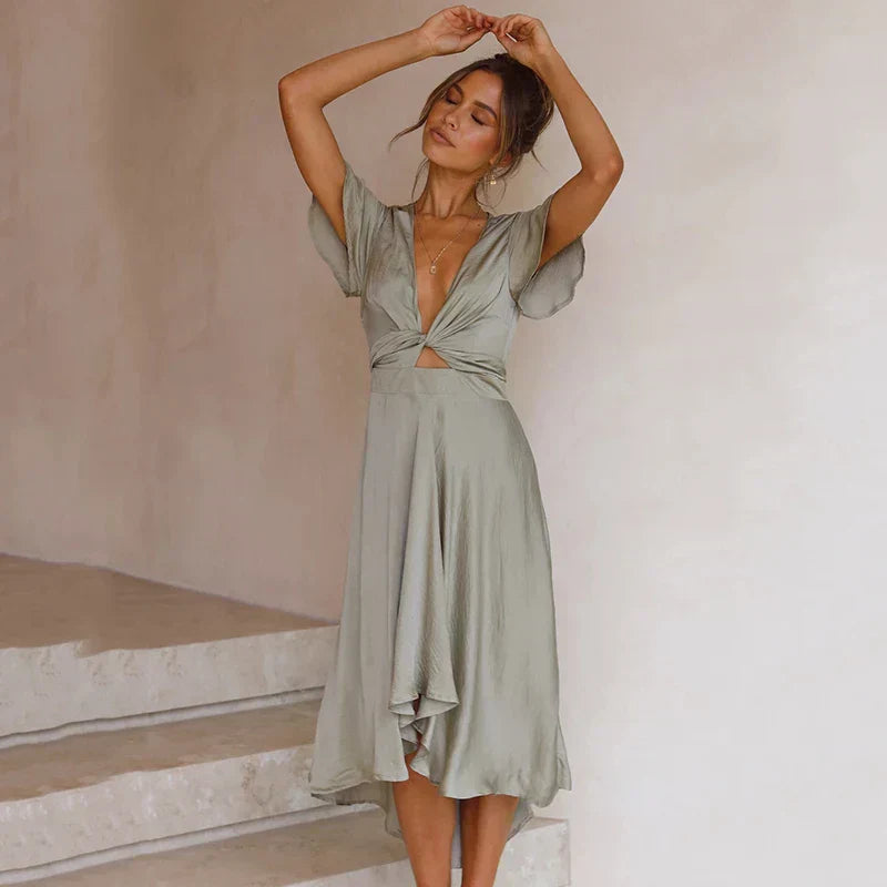 Leila | Elegant Casual Kjole med Tidøst Appeal