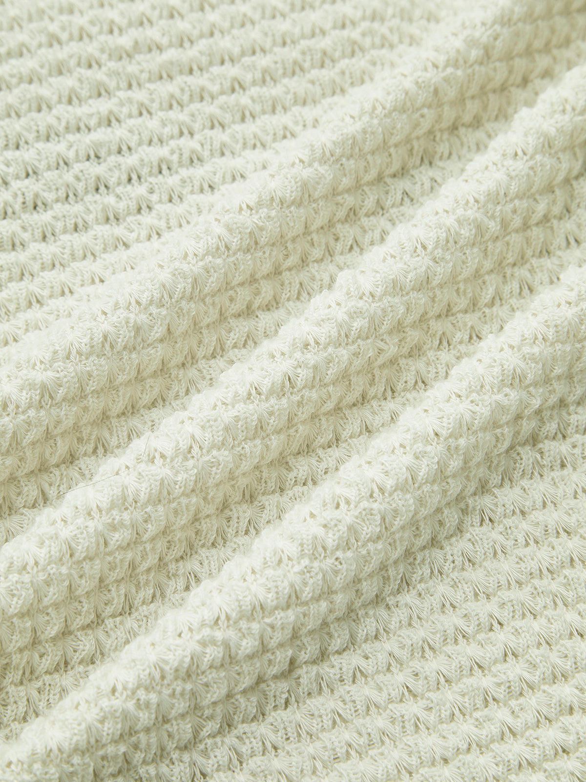 Sage | Kvinders Fitted Waffle Knit Langærmet Top