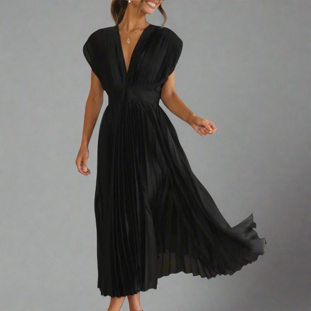 Samantha | Elegant midi kjole til enhver lejlighed