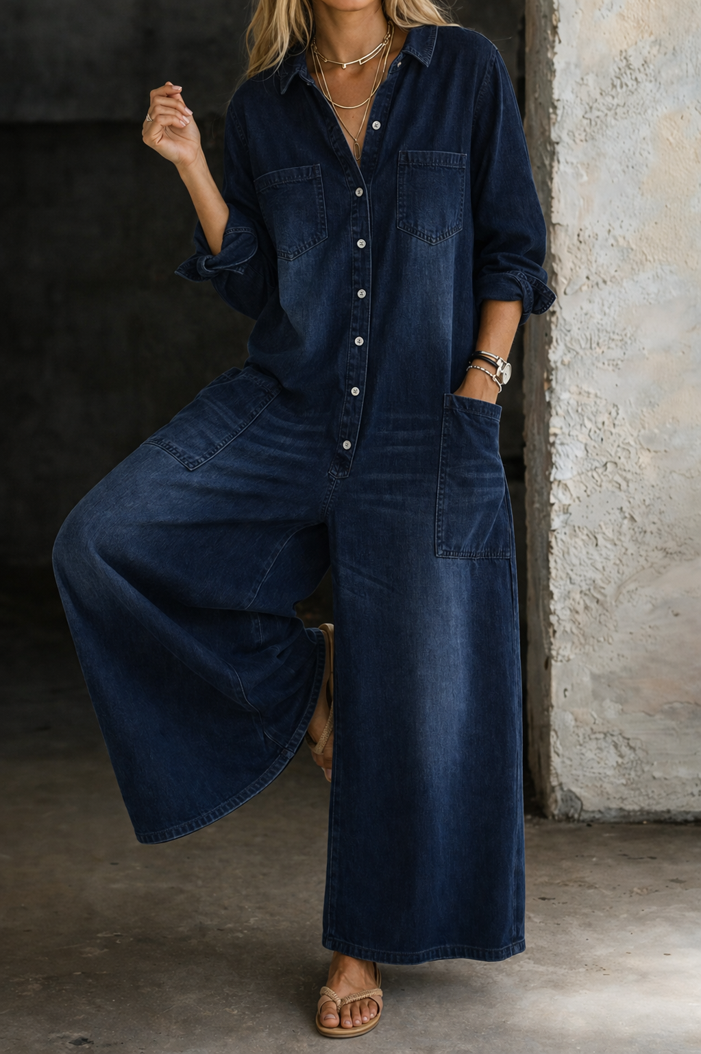 Vivienne | Tuta i Denim Casual
