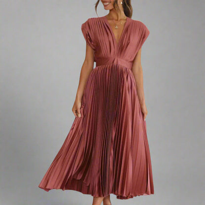 Samantha | Elegant midi kjole til enhver lejlighed