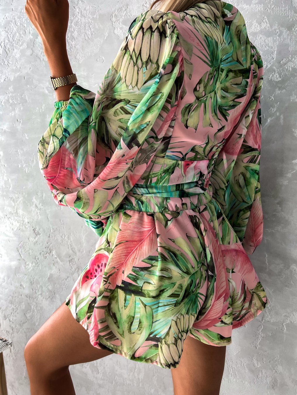 Ivy | Kvinders Stilfulde Flowing To-delt Shorts og Bluse Sommer Sæt