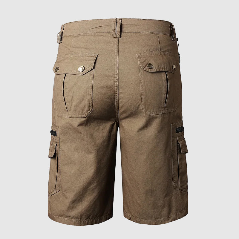Micah | Holdbare Multi-Lommer Knæ-lange Cargo Shorts