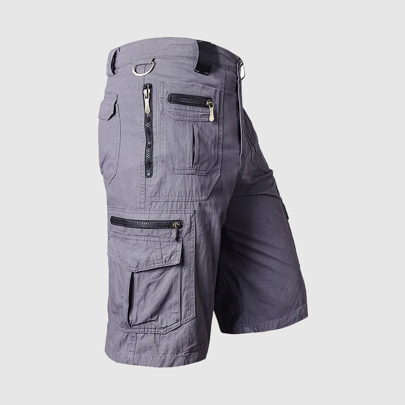 Micah | Holdbare Multi-Lommer Knæ-lange Cargo Shorts