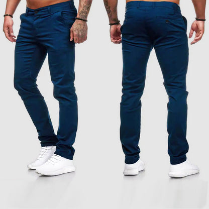 Gus | Herre Casual Slim Fit Straight Leg Bukser