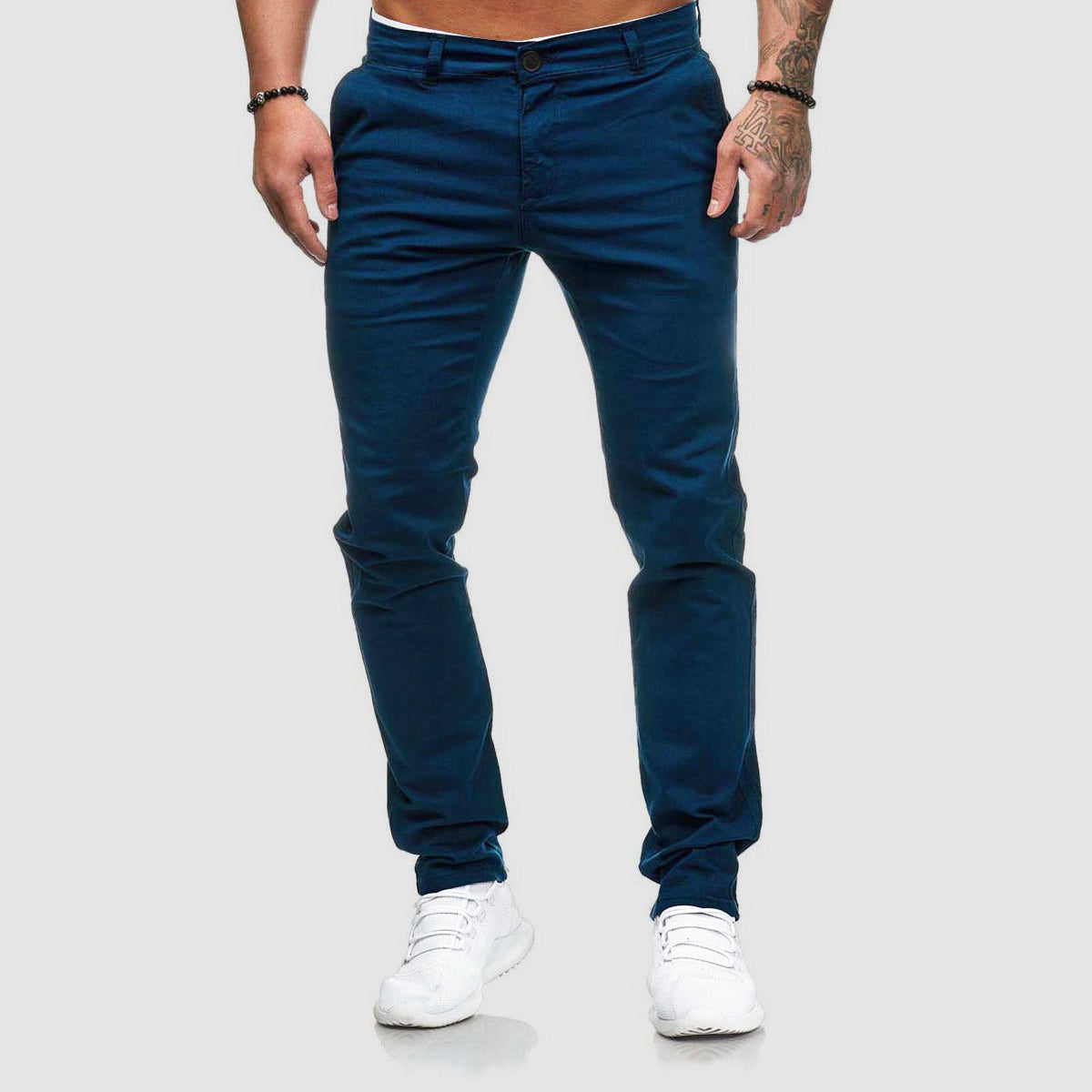 Gus | Herre Casual Slim Fit Straight Leg Bukser