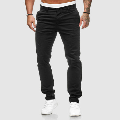 Gus | Herre Casual Slim Fit Straight Leg Bukser