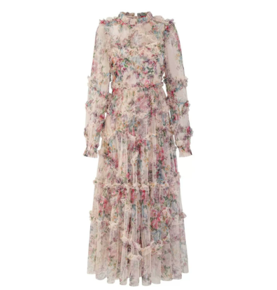 Doris | Elegant Blomsterkjole til Enhver Lejlighed